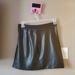 Black Leather Skirt